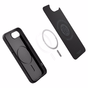 Spigen Liquid Air Mag MagSafe iPhone 16e apvalks - Matēts melns