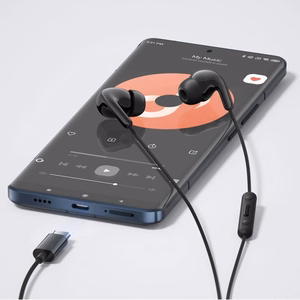 Xiaomi BHR8930GL проводные внутриканальные наушники USB-C с пультом дистанционного управления - черные