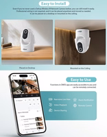 Mini 4 Megapixel HD Network PTZ Dome Camera zoom WIFI H4C