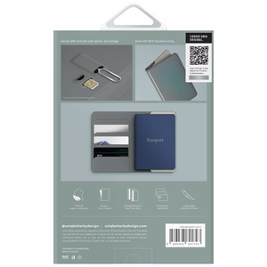 Uniq Belmont RFID Bloķēšanas Pase apvalks - zaļa/ziloņkaula