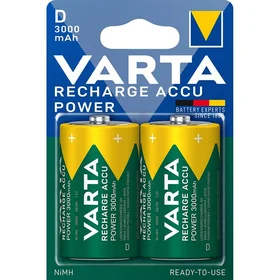 VARTA uzlādējama baterija R20 (Type D) 3000mAh Accu Power 2 gab.