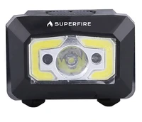 Superfire X30 galvas lukturītis, 340 lm, USB, 5 režīmi, 130 m