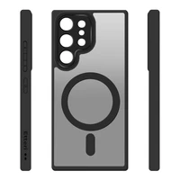 Etteri matēts Magnētiskais viedtālruņa apvalks Samsung Galaxy S24 Ultra melns