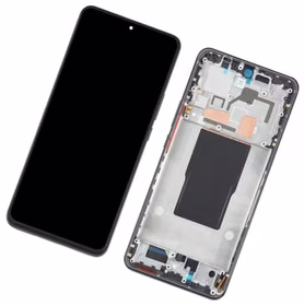 LCD screen Xiaomi 12T/12T Pro ar touch screen ar frame Melns ORG