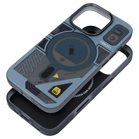 Viedtālruņa apvalks FORCELL F-PROTECT Levels ar divslāņu 4D tehnoloģiju, militārā triecientesta sertifikātu, saderīgs ar MagSafe, paredzēts IPHONE 16 PRO MAX pelēks