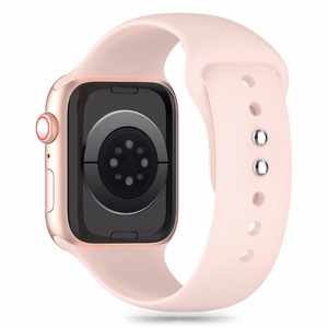 Tech-Protect силиконовый ремешок для Apple Watch 4 / 5 / 6 / 7 / 8 / 9 / SE (38 / 40 / 41 mm) - розовый