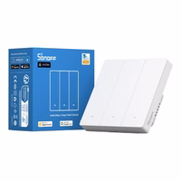 SONOFF M5-3C-86W WiFi Matter viedais sienas slēdzis (3 kanāli)
