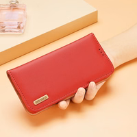 Dux Ducis Hivo viedtālruņa apvalks Samsung Galaxy S23+ atverams apvalks ar maku un RFID aizsardzību brūns