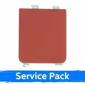 Aizmugurējais vāks saderīgs ar Samsung F721 Z Flip4 / sarkans / (Service Pack)