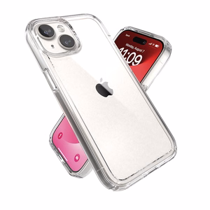 Speck GemShell vāciņš ierīcei iPhone 17e / 16e / 15 / 14 / 13, caurspīdīgs