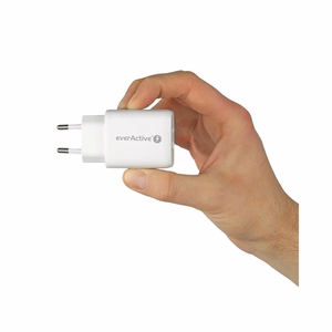 Lādētājs 1 x USB Quick Charge 3.0, 1 x USB-C PD PPS 25W balts