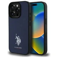 US Polo USHCP15XPGEV iPhone 15 Pro Max 6.7" tumši zilais Izšūta DH krāsa Ādas