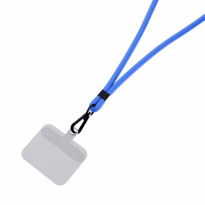 3mk EasyClip tālruņa aukliņa, zila (melnas krāsas furnitūra)