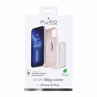 PURO ICON MAG - maciņš iPhone 14 Max MagSafe (Dusty rozā)