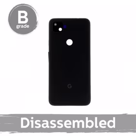 Aizmugurējais vāciņš Saderīgs ar Google Pixel 4A 4G / Melns / Ar camera lens 100% original (9/10 Used)
