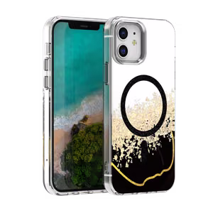 Чехол Epoxy Mag для iPhone 12 / 12 Pro 6,1" черный