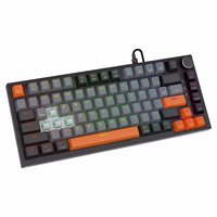 Savio ASTRAL melns JADE 3 COLOURS keyboard Gaming USB QWERTY US International