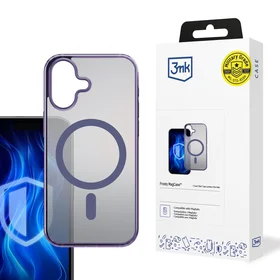 3mk Frosty MagApvalks Violets Apvalks Apple iPhone 16 Plus - violeta