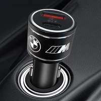 BMW lādētājs BMCCMUSBCK PD-QC 3.0 20W ātra uzlāde melns/melns M Edition