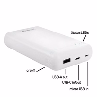 Portatīvais lādētājs INTENSO 20000 mAh, 3.1A, USB Type-C, USB