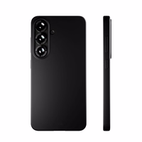 Puro Icon silikona viedtālruņa apvalks Samsung Galaxy S25 - melns