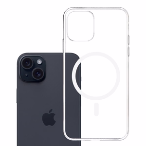 3mk Caurspīdīgs Magnētiskais viedtālruņa apvalks Apple iPhone 15 Plus - caurspīdīgs