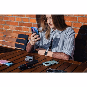 FORCELL F-PROTECT Mirage, militārā standarta pārbaudīts magnētiskais viedtālruņa apvalks IPHONE 16 PLUS, zaļais marmors