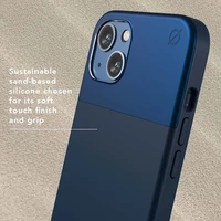 ATOM STUDIOS maciņš SPLIT SILICONE MAGSAFE IPHONE 13 zils