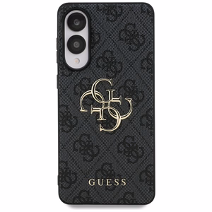 Чехол GUESS для SAMSUNG S25 Edge GUHCS25E4GMGGR (4G PU Big Logo) чёрный