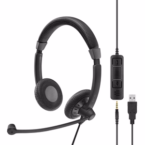 EPOS Sennheiser IMPACT SC 75 USB MS Vadu Austiņas USB-A Melnas