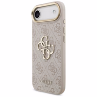 Guess 4G Charms Collection Magnētiskais viedtālruņa apvalks iPhone 17 Pro - brūns