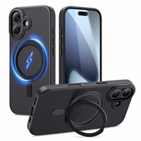 Tech-Protect MagRing Magnētiskais viedtālruņa apvalks iPhone 17 - Matēts melns