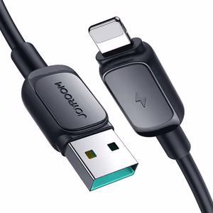 Joyroom Multi-Color Series A14 Lightning /USB-A 2.4A 1.2 m Cable - Black