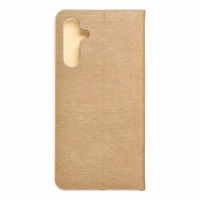 LUNA Book Gold viedtālruņa apvalks SAMSUNG A15 4G / A15 5G zeltains