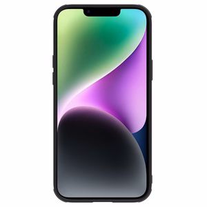 Nillkin CamShield Leather S viedtālruņa apvalks iPhone 14 apvalks ar kameras vāciņu melns