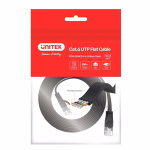 UNITEK Cat 6 UTP RJ45 (8P8C) plakans Ethernet kabelis
