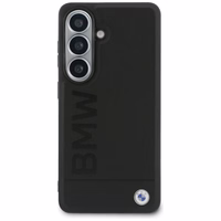 BMW Leather Hot Stamp MagSafe Maciņš for Samsung Galaxy S26 - melns