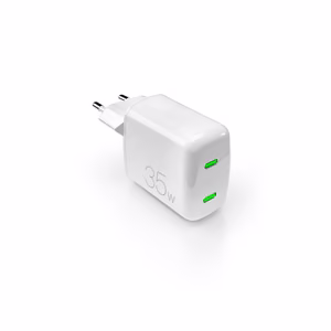 Puro MiniPro 35W GaN 2x USB-C Зарядное устройство - белый