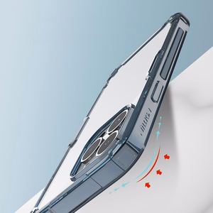 Nillkin Nature Pro viedtālruņa apvalks iPhone 14 Pro, bruņu vāciņš, caurspīdīgs