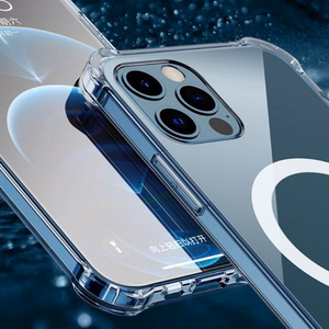 TEL PROTECT MagSilicone Case for Iphone 12 Pro Max Transparent