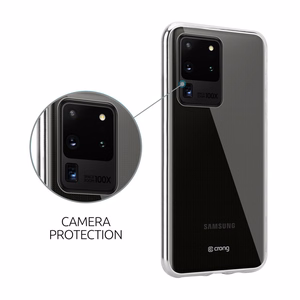 Crong Crystal Slim vāciņš ierīcei Samsung Galaxy S20 Ultra, caurspīdīgs