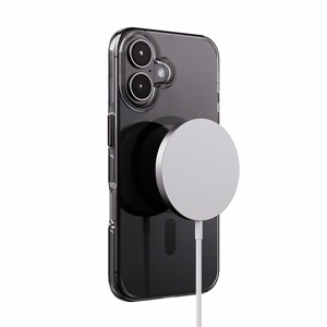 Crong Clear MAG Pro MagSafe vāciņš ierīcei iPhone 16, melns