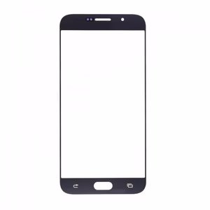 Outer Screen Glass Saderīgs ar Samsung A800 A8 Melns HQ