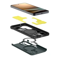Spigen Tough Armor Mag MagSafe maciņš priekš Samsung Galaxy S26 Ultra - zaļš