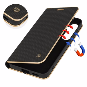 Wonder Frame oglekļa viedtālruņa apvalks Samsung Galaxy S25 Edge melns