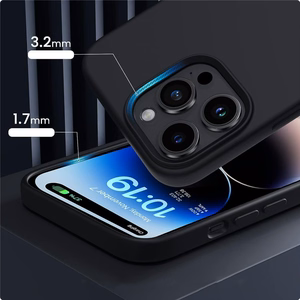 Tech-Protect Silikona Magnētiskais viedtālruņa apvalks iPhone 13 / 14 - Melns