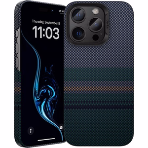 Benks Magnētiskais Armor Air Aurora Kevlar 600D viedtālruņa apvalks Iphone 16 Pro Max