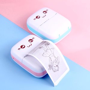 HURC9 Bluetooth Mini Kitty termoprinteris ar lietotni - rozā