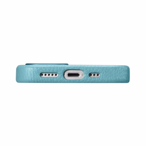 iCarer Litchi Premium ādas apvalks iPhone 14 Magnētiskais ādas apvalks ar MagSafe Zaļš (WMI14220709-GN)