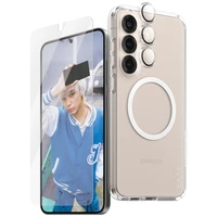 CARE by PanzerGlass Flagship 3in1 viedtālruņa apvalks + stikls + lēcas aizsardzības komplekts Samsung Galaxy S25+